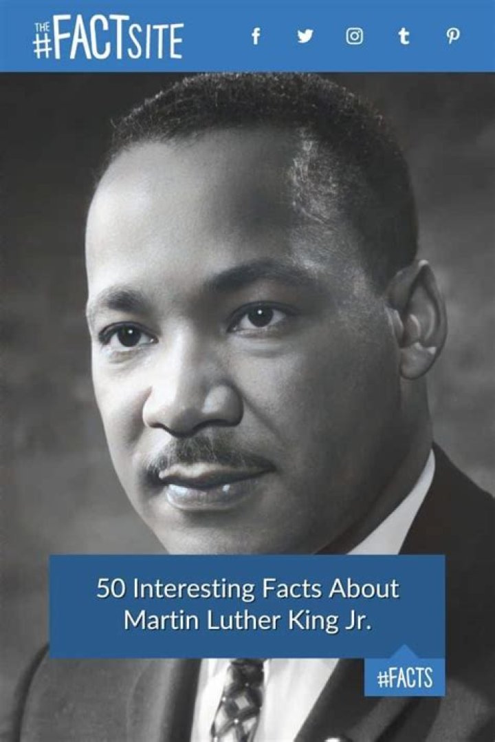 What are 5 interesting facts about Martin Luther King Jr?