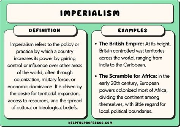 What are some examples of imperialism?