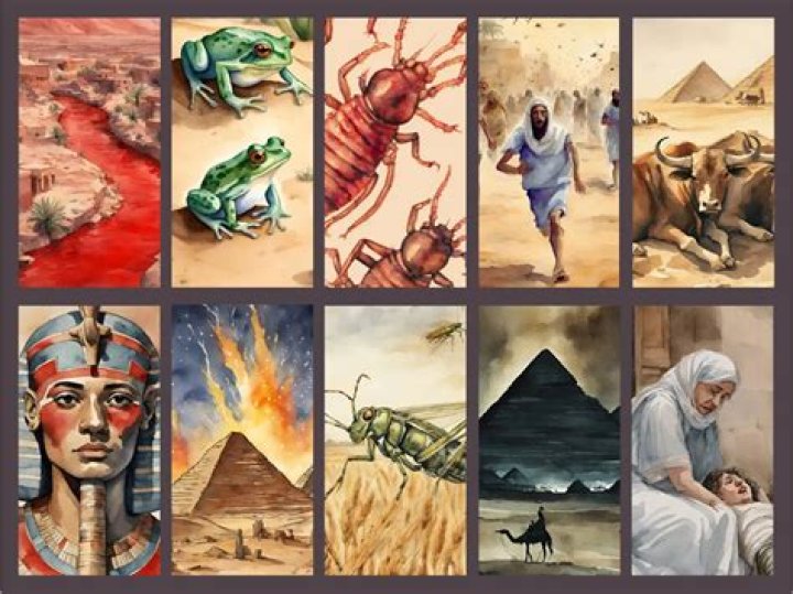 What are the 10 plagues of Egypt in order?