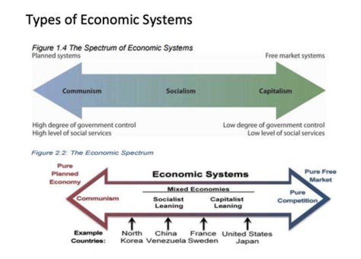 What are the 3 economic systems describe each?