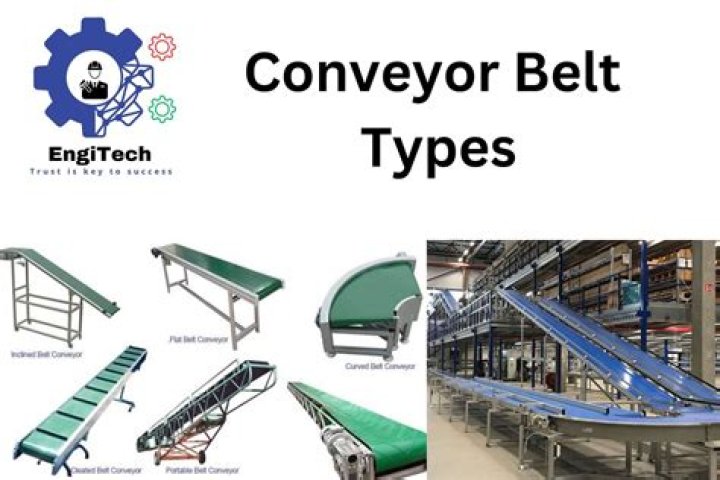 What are the different types of conveyor belts?