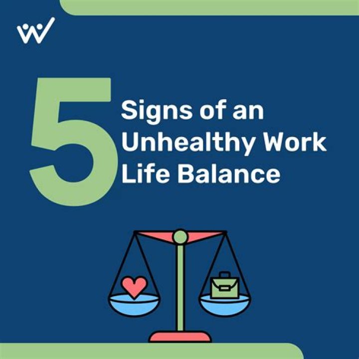 What are the signs of an unhealthy work/life balance?