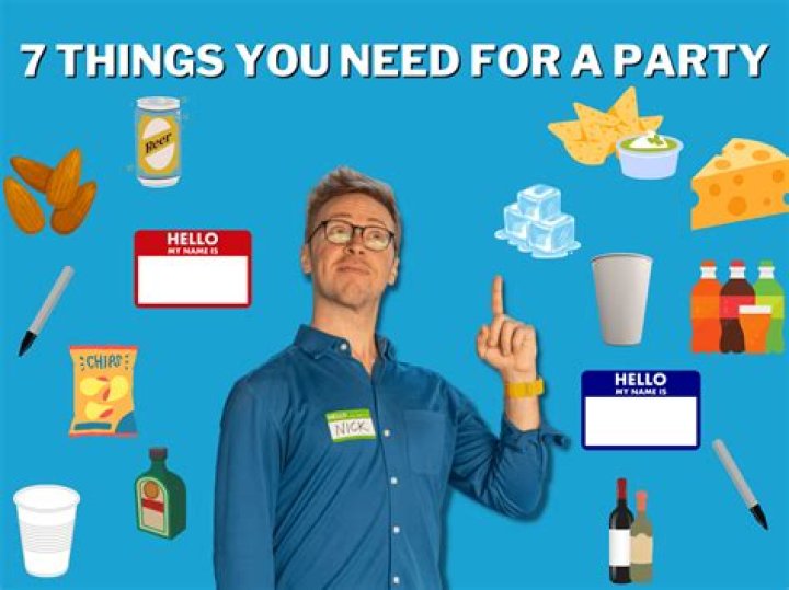 What are things you need for a party?