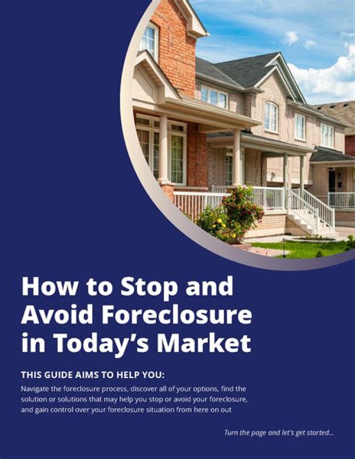 What are ways to avoid foreclosure?