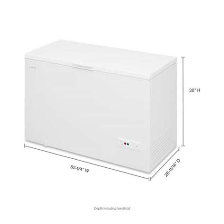 What does a chest freezer look like?