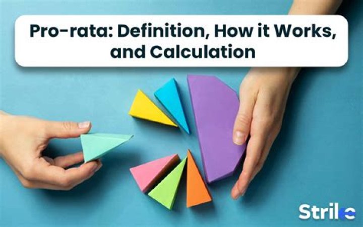 What does pro-rata means?