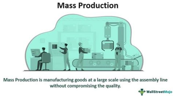 What effect did mass production have on society?