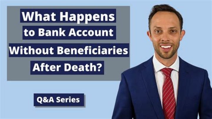 What happens to parents bank account when they die?
