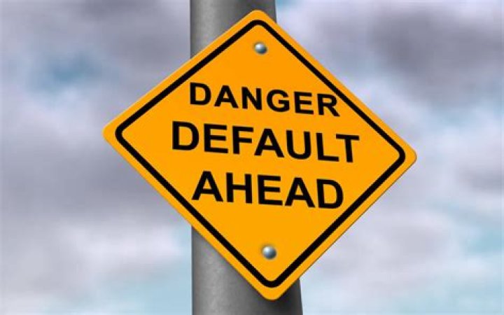 What happens when a default is entered?