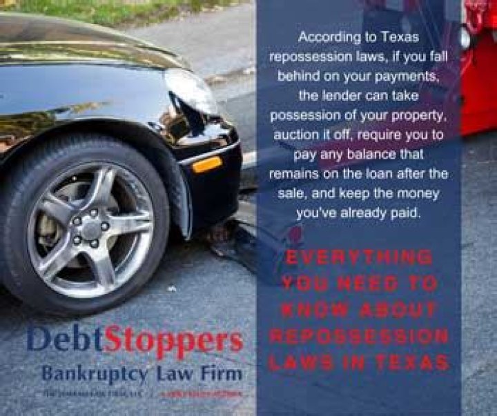 What happens when your car gets repossessed in Texas?