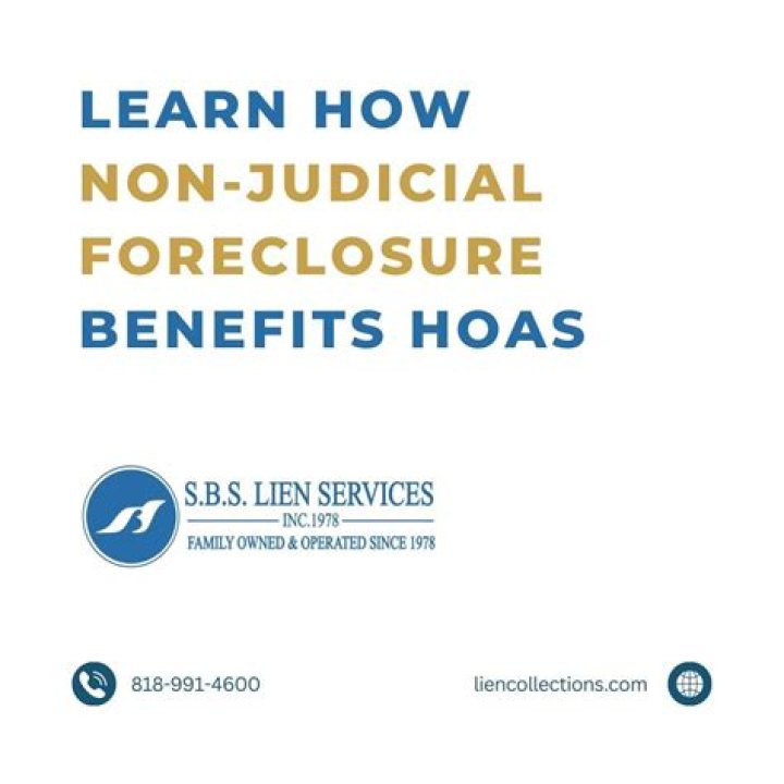 What is a benefit of non-judicial foreclosures?