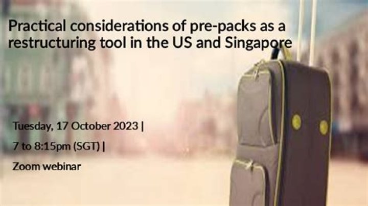 What is a pre pack restructuring?