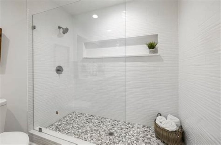 What is a recess shower?