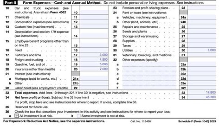 What is a Schedule F in bankruptcy?