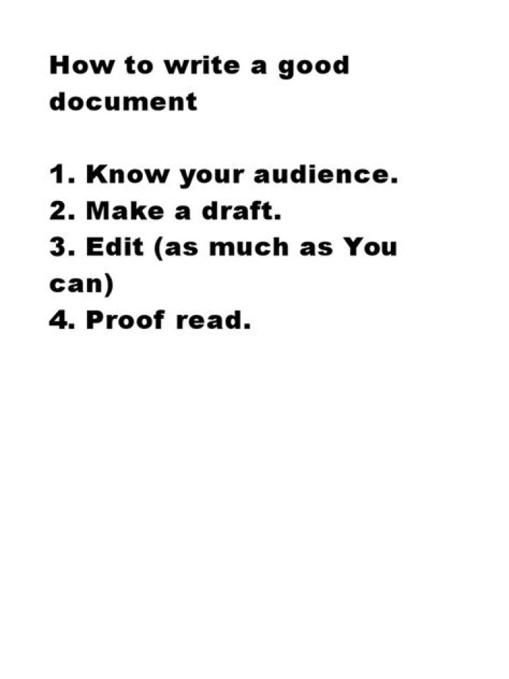What is a written document?
