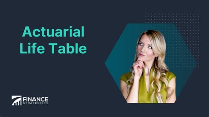 What is an actuarial life table?