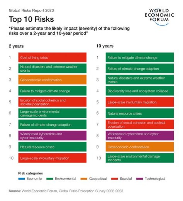What is an economic risk?