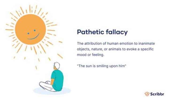 What is called a pathetic fallacy?