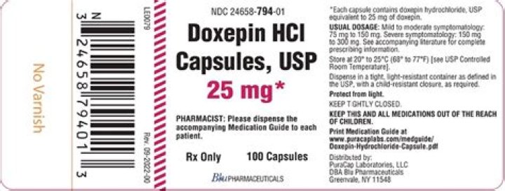 What is Doxepin Hydrochloride used for?