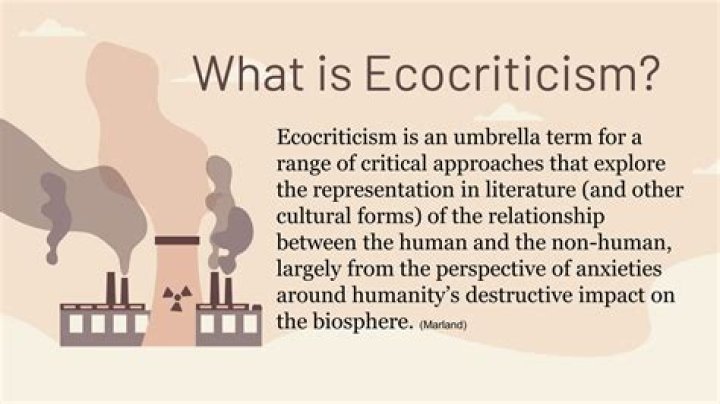 What is ecology in our Ecocriticism?