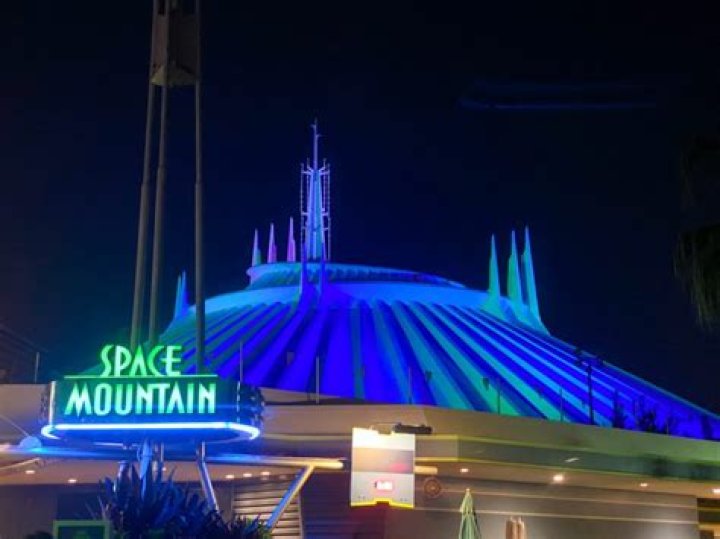 What is Space Mountain known for?