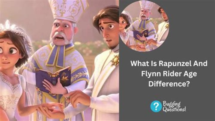 What is the age difference between Rapunzel and Flynn?