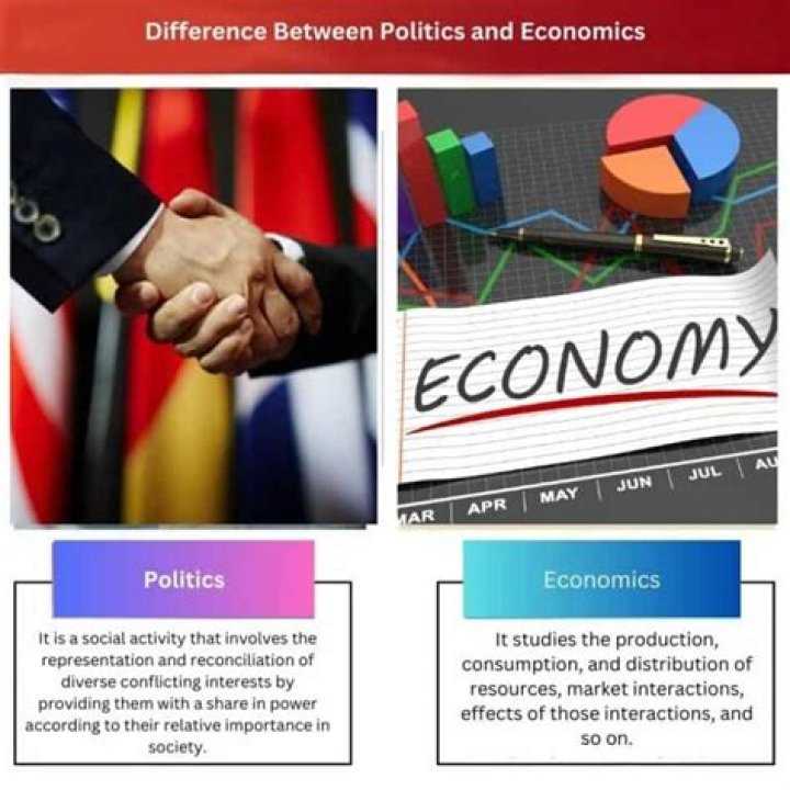 What is the difference between politics and economics?