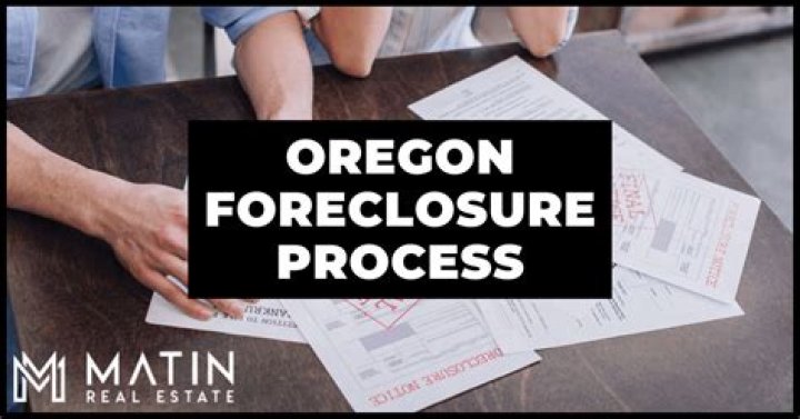 What is the foreclosure process in Oregon?