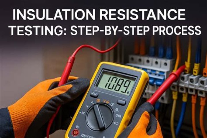 What is the minimum acceptable resistance for an insulation test?