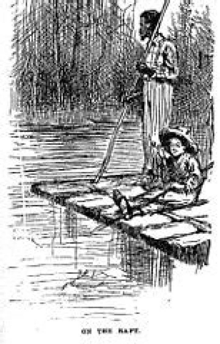 What kind of character is Jim in Huckleberry Finn?