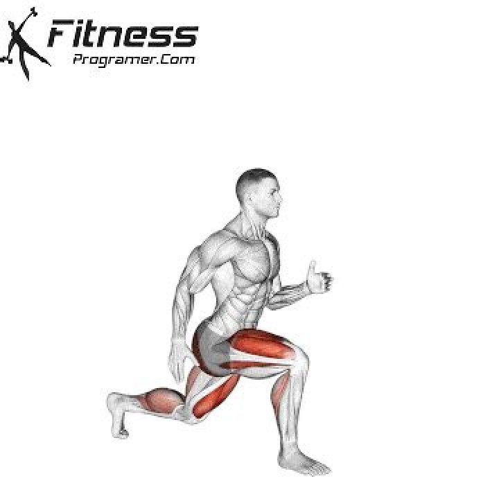 What muscles do forward to reverse lunges work?