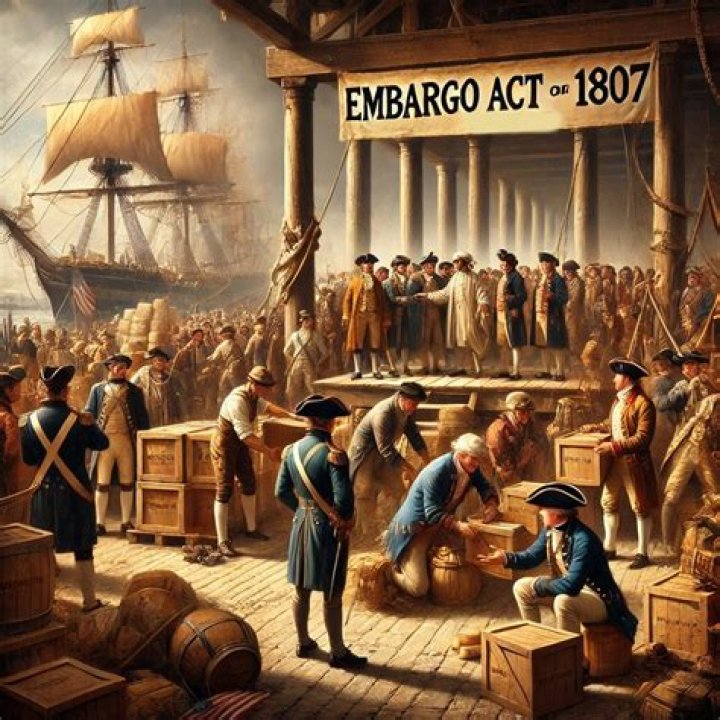 Which country was hurt the most by the Embargo Act?