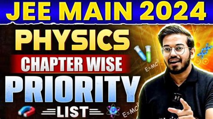 Which is the most important topic in physics for JEE?