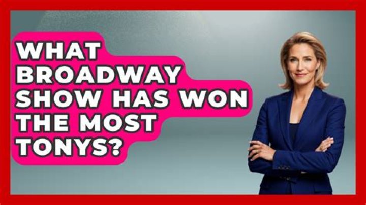 Which musicals have won the most Tonys?