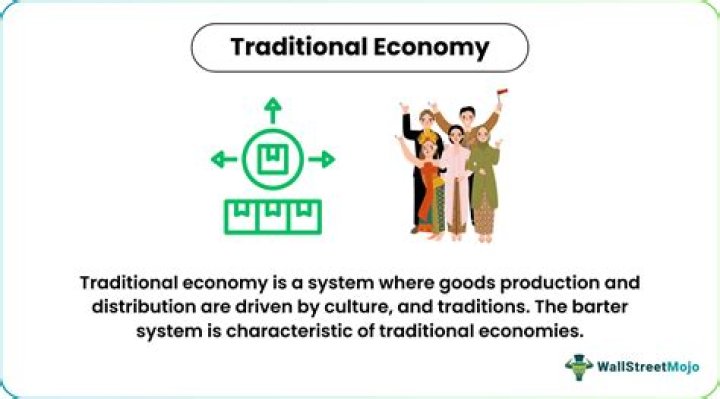 Who owns the resources in a traditional economy?
