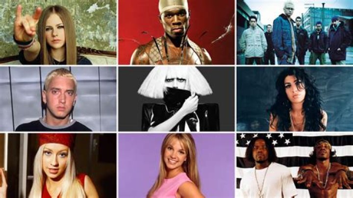 Who was the most popular artist in the 2000s?