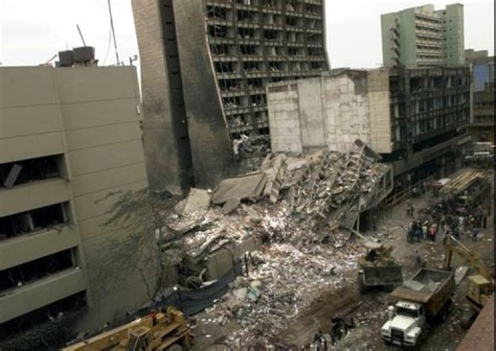 Why did the 1998 embassy bombing happen?