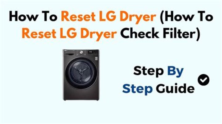 Why does my LG dryer keep saying check filter?