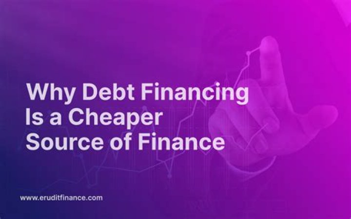 Why is debt a cheaper source of finance?