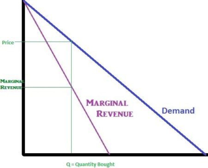 Why is marginal revenue always below average revenue?